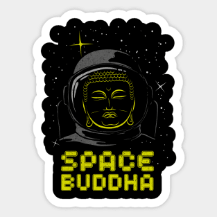 Space Buddha Sticker